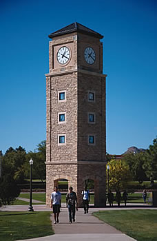 clocktower in summer