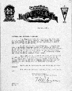 Letter from Imperial Wizard