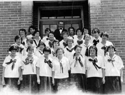 high school girls 1924