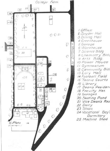 campus map 1940