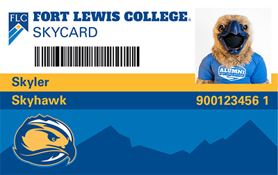 Sky Card example with image of Skyler the Skyhawk