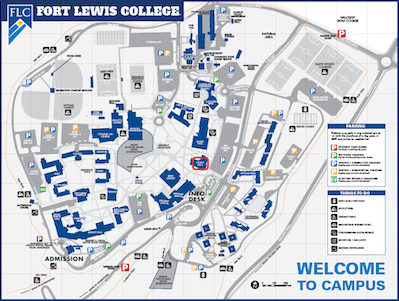 Fort Lewis College campus map