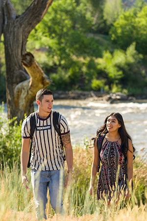 Students walking in Durango