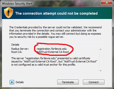 Windows Security Alert Verification Dialog